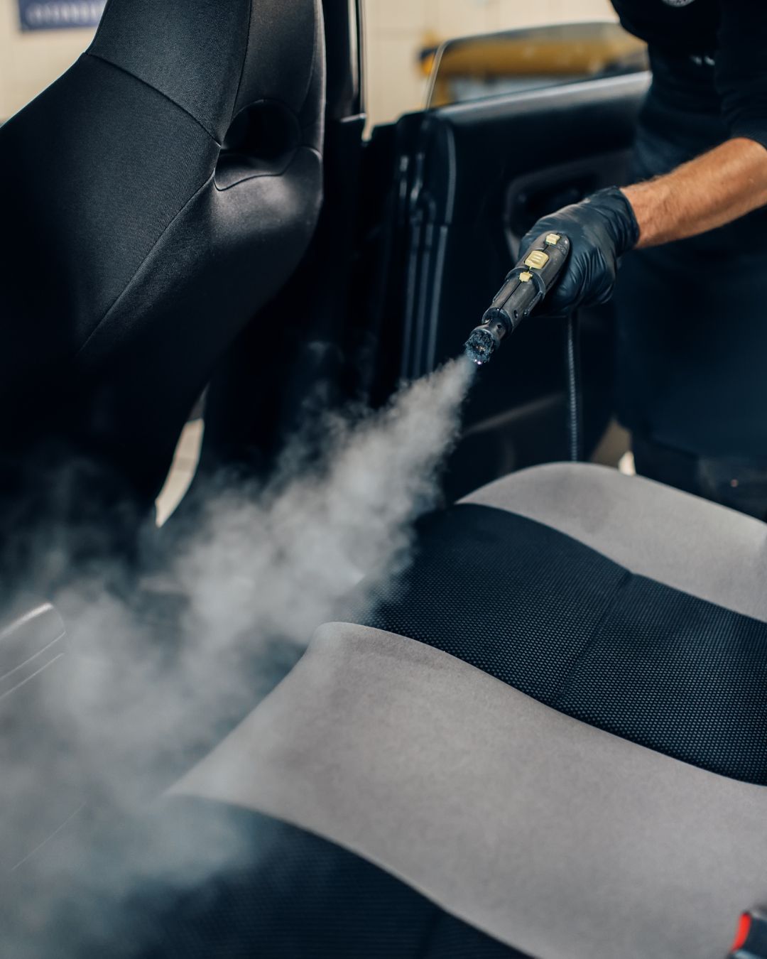 stoomreiniger auto interieur